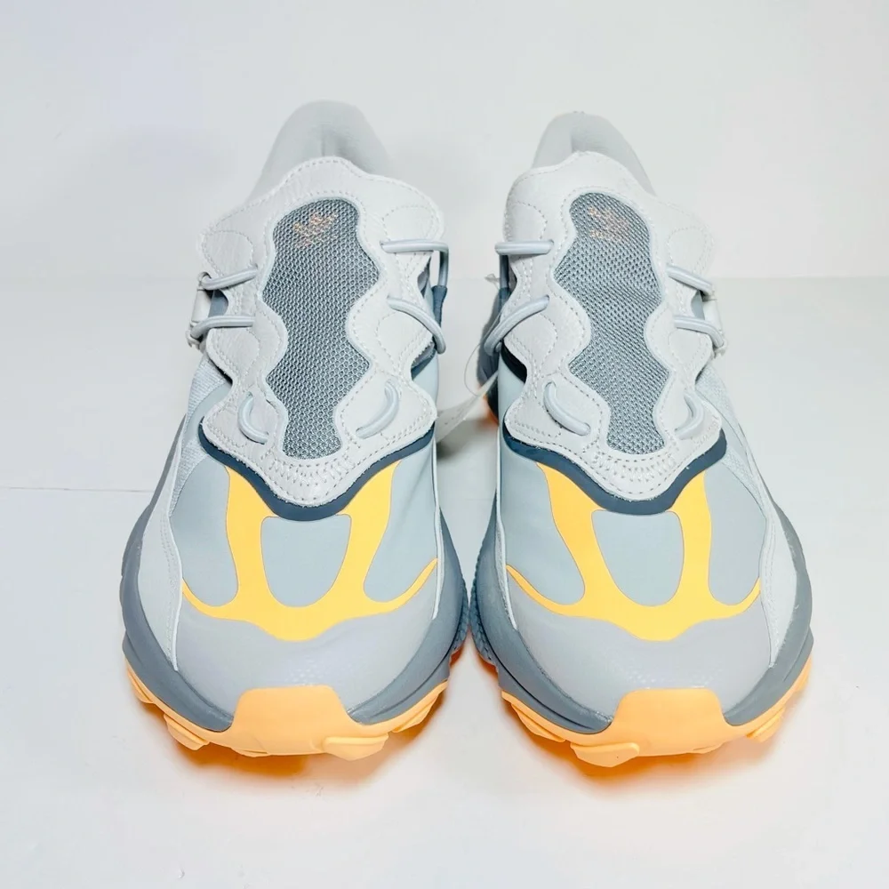 Adidas Ozweego Flipshield Men’s Sneakers Grey Acid Orange Shoes‎ FX6045 Size 8